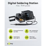 goobay Digitale Lötstation 70, Lötkolben schwarz, 70 Watt