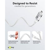 goobay Ethernet-Adapterkabel USB-C 3.2 Gen2 > RJ-45, Slim weiß, 3 Meter