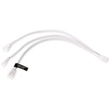 Alphacool Y-Kabelsplitter 4-Pin auf 3x 4-Pin PWM, 30cm weiß