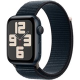 Apple Watch SE (2023), Smartwatch dunkelblau/dunkelblau, 44 mm, Sport Loop, Aluminium