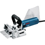 Bosch Flachdübel-Fräse GFF 22 A, Nutfräse blau, 670 Watt, L-BOXX 238