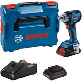 Bosch Professional Akku-Schlagschrauber GDS 18V-330 HC Professional, 18Volt blau/schwarz, 2x Li-Ion Akku ProCORE18V 4,0Ah, Bluetooth Modul, in L-BOXX