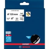 Bosch Professional Expert Multiloch Universalstützteller, weich, Ø125mm, M8+5/16", Schleifteller schwarz, für Exzenterschleifer