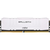 Crucial DIMM 8GB 2666, Arbeitsspeicher weiß/schwarz, BL8G26C16U4W, Ballistix, XMP