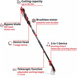 EINHELL Professional Akku-Teleskop-Astschere GP-LS 18/28 Li T BL-Solo, 18Volt rot/schwarz, ohne Akku und Ladegerät, 2-in-1 Astschere oder Teleskopschere