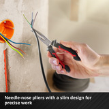 EINHELL Werkzeug-Pad Zangen, in E-Case-Einleger, Zangen-Set 9-teilig