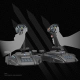HORI ACE COMBAT 8: WINGS OF THEVE Flight Stick, Joystick schwarz, für PS5, PS4, PC