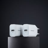 Intenso Power Adapter W5A 2er Pack, Ladegerät weiß, 2 Stück