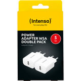 Intenso Power Adapter W5A 2er Pack, Ladegerät weiß, 2 Stück