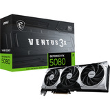 MSI GeForce RTX 5080 VENTUS 3X OC PLUS, Grafikkarte DLSS 4, 3x DisplayPort, 1x HDMI 2.1