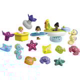 PLAYMOBIL 71777 JUNIOR & Tinti: Bunter Badespaß Adventskalender, Konstruktionsspielzeug 