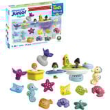 PLAYMOBIL 71777 JUNIOR & Tinti: Bunter Badespaß Adventskalender, Konstruktionsspielzeug 