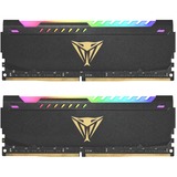 Patriot DIMM 32 GB DDR4-3600 (2x 16 GB) Dual-Kit, Arbeitsspeicher schwarz, PVSR432G360C8K, Viper Steel RGB, INTEL XMP