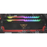 Patriot DIMM 32 GB DDR4-3600 (2x 16 GB) Dual-Kit, Arbeitsspeicher schwarz, PVSR432G360C8K, Viper Steel RGB, INTEL XMP