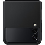 SAMSUNG Leather Cover, Handyhülle schwarz, Samsung Galaxy Z Flip3 5G