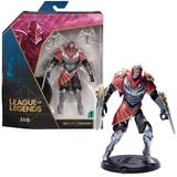 Spin Master League of Legends - 15cm Zed Actionfigur mit 2 Shuriken und Ausstellungssockel, Spielfigur