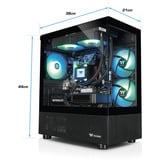 Thermaltake FTW V170A 5060Ti Black, Gaming-PC schwarz/transparent, Windows 11 Home