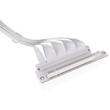 Thermaltake PCI-E 4.0 Dual 90° Riser Cable, Kabel weiß, 40cm