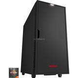 ALTERNATE PC We Love Gaming AMD Edition, Gaming-PC schwarz, Microsoft Windows 10 Home 64-Bit