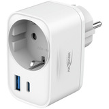 Ansmann USB-Ladegerät Home Socket HS220 / 3 A / 20 W / 2 Port weiß