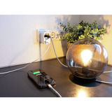 Ansmann USB-Ladegerät Home Socket HS220 / 3 A / 20 W / 2 Port weiß