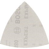 Bosch Professional Expert M480 Netzstruktur-Schleifblatt 93mm, K240 5 Stück, für Deltaschleifer