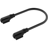 Corsair iCUE LINK Slim-Kabel, 135mm, 90° abgewinkelt schwarz, 2 Stück