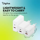 Digitus USB Charger 20W, 1x USB-C, 1x USB-A, Ladegerät weiß