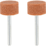 Dremel Korund-Schleifspitze Ø 15,9 mm (8193) , Schleifstift 2 Stück, Schaft Ø 3,2mm