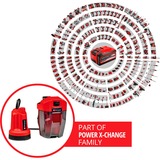 EINHELL Akku-Klarwasserpumpe GE-SP 18 LL Li - Solo, Tauch- / Druckpumpe rot/schwarz, ohne Akku und Ladegerät