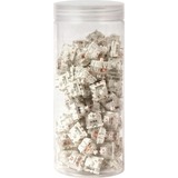 Keychron Gateron G Pro White (zweistufige Feder) Switch-Set, Tastenschalter weiß/transparent, 110 Stück