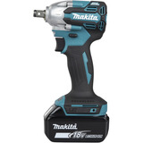 Makita Akku-Schlagschrauber DTW210RFJ, 18Volt blau/schwarz, 2x Li-Ionen Akku 3,0Ah, im Koffer