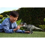 Mattel Jurassic World Rebirth Power Devour Tyrannosaurus Rex, Spielfigur mit Lichtern und Geräuschen
