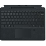 Microsoft Surface Pro Signature Keyboard mit Fingerabdruckleser, Tastatur schwarz, DE-Layout, für Surface Pro 8 und Surface Pro X