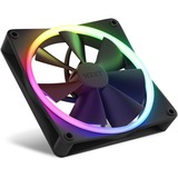 NZXT F140 RGB Twin Pack 140x140x26, Gehäuselüfter schwarz, 2er Pack inkl. RGB & Fan Controller