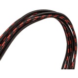 Phanteks Verlängerungskabel-Set S-Muster Black/Red, 4-teilig schwarz/rot, 50cm