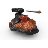 Schleich Eldrador Creatures Lava Düsenjet Fahrzeug mit Mini Cretaure, Spielfigur 
