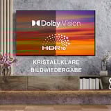 Telefunken XU50VP750M, LED-Fernseher 126 cm (50 Zoll), schwarz, UltraHD/4K, Tripple-Tuner, SmartTV, VIDAA-Betriebssystem