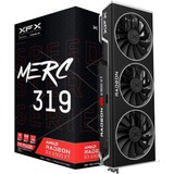 XFX Radeon 6900 XT Speedster MERC 319 Black Gaming, Grafikkarte RDNA 2, GDDR6, 3x DisplayPort, 1x HDMI 2.1