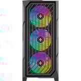 Xilence Xilent Breeze II XG181, Tower-Gehäuse schwarz, Tempered Glass