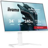 iiyama G-MASTER GB2471HSU-W1, Gaming-Monitor 60.5 cm (23.8 Zoll), weiß (matt), FullHD, Fast-IPS, HDMI, DP, G-Sync komp., USB-Hub, 240Hz Panel