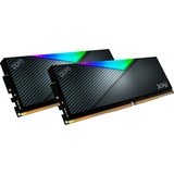 ADATA DIMM 32 GB DDR5-5200 Kit, Arbeitsspeicher schwarz, AX5U5200C3816G-DCLARBK, LANCER RGB, XMP