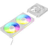 ARCTIC BioniX P14 A-RGB, Gehäuselüfter weiß/weiß, 3er Pack, 140 mm