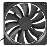 Alphacool Core 140mm Lüfter PWM 2000rpm, Gehäuselüfter schwarz, 140 mm