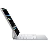 Apple Magic Keyboard für 11" iPad Pro (M4), Tastatur weiß, UK-Layout, Scherenmechanik
