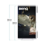 BenQ EW2790U Premium, LED-Monitor 68.6 cm (27 Zoll), weiß, UltraHD/4K, IPS, HDMI, USB-C, USB-Hub