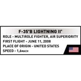 COBI F-35B Lightning II, Konstruktionsspielzeug Maßstab 1:48