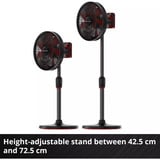 EINHELL GE-CF 18/320 P Li-Solo, Ventilator schwarz/rot, Akku-Ventilator, Lieferung ohne Akku und Ladegerät