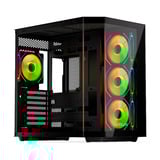 Krux Empero, Tower-Gehäuse schwarz, Tempered Glass x 2