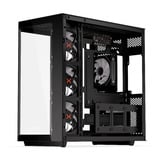 Krux Empero, Tower-Gehäuse schwarz, Tempered Glass x 2